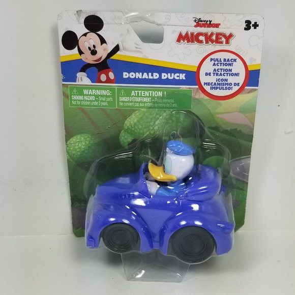 Donald Duck Pull Back Action Car and great cake topper funhouse 3+ years - Picture 1 of 9